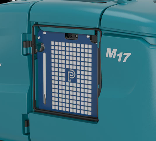 M17 Barredora-fregadora de conductor sentado a baterías Tennant alt 11